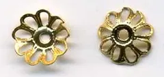 Finding Bead Cap Filigree, 9mm (F364)