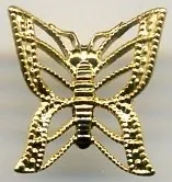 Finding Butterfly, 15mm Length x 12mm Wide (F157B)
