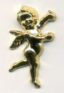 Finding - Cherub, 24mm Long x 15mm Wide (F341)