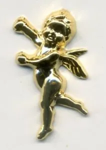 Finding - Cherub, 24mm Long x 15mm Wide (F342)