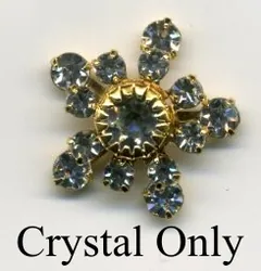 Finding - Crystal Only, 15mm Diameter (F339)