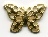 Finding - Filigree Butterfly, 15mm Wide x 10mm High (F348)
