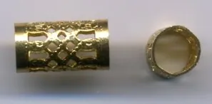 Finding - Filigree Cylinder, 6 x 11mm Cylinder (F353)