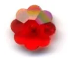 Flower Crystal 8mm Siam, 8mm (AC918)