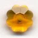 Flower Crystal 8mm Topaz, 8mm (AC888)