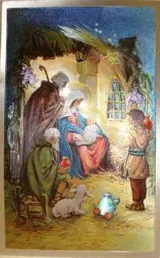 Foil Print - Nativity Scene (FP110126)