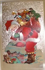 Foil Print - Santa on the Rooftop (FP110152)