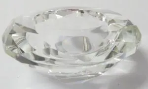 Glass Stand Round Large, 80mm Length x 40mm High (8cm Length x 4cm High) (GLST02)