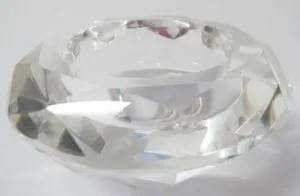 Glass Stand Round Small, 70mm Length x 40mm High (7cm Length x 4cm High) (GLST03)