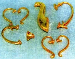 Gold Plated Metal Tea Set (GPH3)