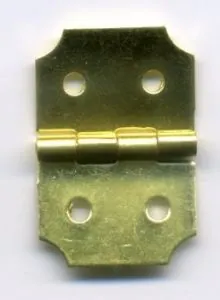 Hinge - Finding, 16mm Wide x 24mm Length (from end to end) (F332)