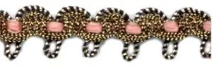 Loopy Braid Single Ant Gold/Pink (C43 AGOLPK)