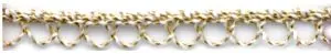 Loopy Braid Single Beige/Gold (C29 BEIGOL)
