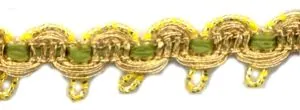 Loopy Braid Single Gold/Green (C43 GOLGR)