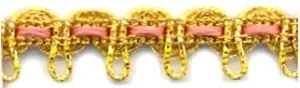Loopy Braid Single Gold/Pink (C43 GOLPK)