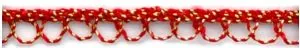 Loopy Braid Single Red/Gold (C29 REDGOL)