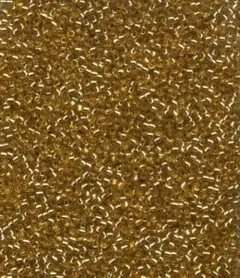 Loose Glass Beads Gold Size:15, 15 (LGB01)