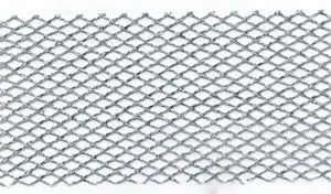 Mesh Ribbon Flat Silver (C115 SILVE)