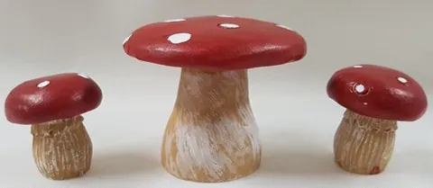 Mini Mushroom Table/2 x Chairs (3 Set) (MFG03)