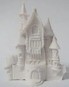 Miniature Castle Large 2 3/8" inches, 45mm Length x 60mm High (4.5cm x 6cm) (MHO07)