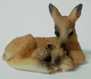 Miniature Deer & Fawn 25mm, 25mm High (DEER)