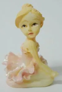 Miniature- Mini Ballerina B, 30mm High (3cm High) (MBAL2B)