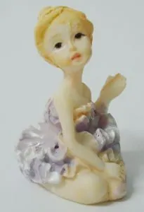 Miniature- Mini Ballerina F, 30mm High (3cm High) (MBAL2F)