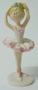 Miniature-Standing & Sitting Ballerina H, 60mm High x 30-35mm Wide (BALSH)