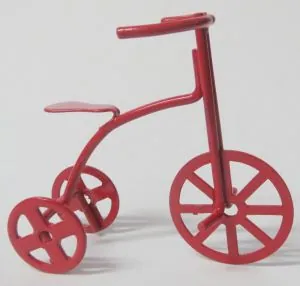 Miniature Tricycle, 20mm Wide x 45mm High x 50mm Long (BAB38)