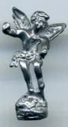 Miniatures Angel Unplated, 30mm High (CL9UP)