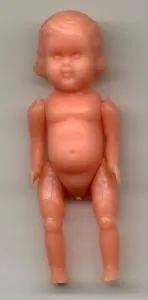 Miniatures - Baby Moveable Arms/Leg 65mm, 65mm High (BAB03)