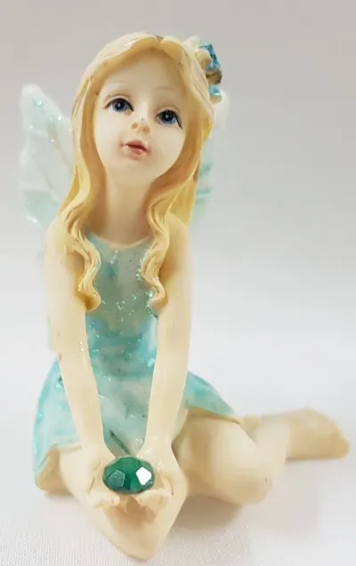 Miniatures -Birthstone Fairy Sitting, 50mm High (FAIBIR2MAY)