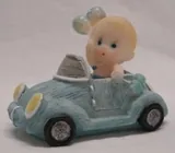 Miniatures Boy Inside Car, 45mm High x 50mm Wide (BGIC878C)