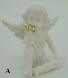 Miniatures - Cherub W/Crystal, 50mm High (5cm High) (CHERCR)