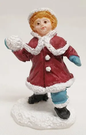 Miniatures - Christmas Snow Girl, 40mm High (CM40)