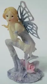 Miniatures Fairy On Flower, 70mm High x 40-45 Wide (FOF1A)