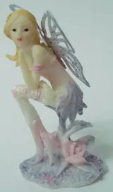 Miniatures Fairy On Flower, 70mm High x 40-45 Wide (FOF1D)