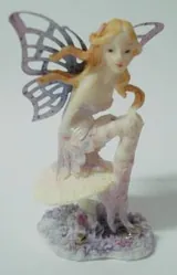 Miniatures Fairy On Mushroom, 70mm High x 40-45 Wide (FOM2B)