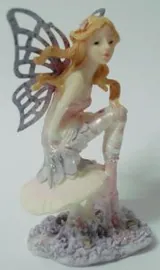 Miniatures Fairy On Mushroom, 70mm High x 40-45 Wide (FOM2E)