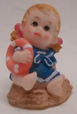 Miniatures Girl Sailor, 40mm High x 35mm Wide (GS266B)
