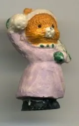 Miniatures - Micro Bear In Snow, 25mm High (MICRO20)