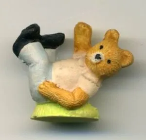 Miniatures - Micro Bear On Back, 25mm High (MICRO10)