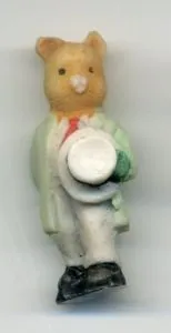 Miniatures - Micro Bear With Hat, 30mm High (MICRO08)