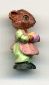 Miniatures - Micro Mouse With Plates, 24mm High (MICRO30)
