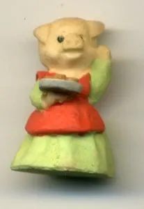 Miniatures - Micro Pig Baking, 23mm High (MICRO17)