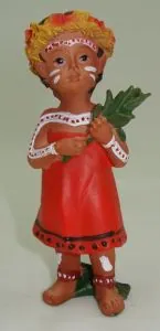 Miniatures -Mini Children of the World22, 50mm High (5cm High) (CHILDWB22)