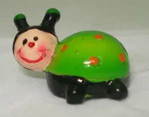 Miniatures - Mini Lady Bug B, 20mm High (2cm High) (MBUGB)