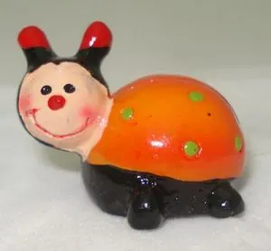 Miniatures - Mini Lady Bug C, 20mm High (2cm High) (MBUGC)