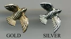 Miniatures - Plastic Dove, 10mm High x 15mm Wide (1cm High x 1.5cm Wide) (MW10)