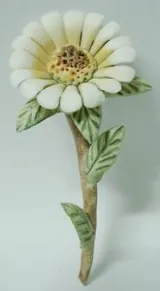 Miniatures Porcelain Flowers Magnet B, 60mm -75mm Long x 40mm Wide (MAGFLOWPB)